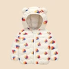 2022 Autumn and winter new children's down cotton-padded jackets, small children's and baby ear-padded clothes, light and thin cotton-padded jackets for boys and girls Application Scenario